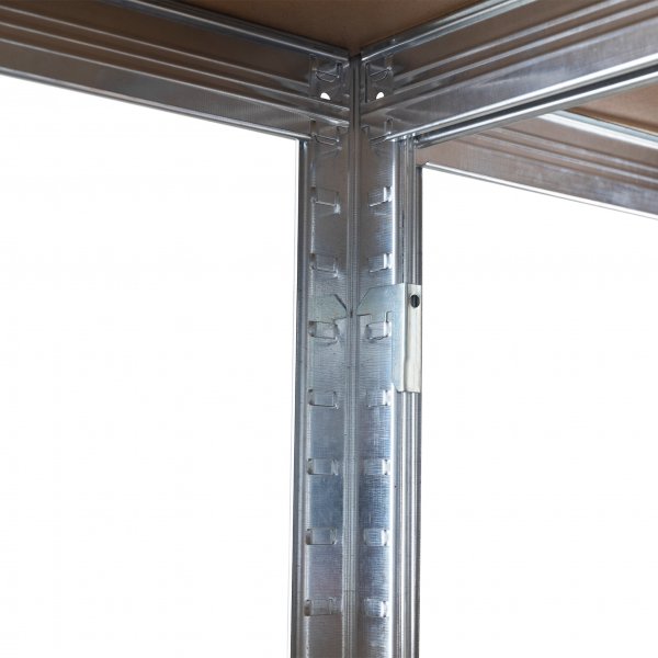 Hyllsystem i galvaniserat stål Hyllsystem i galvaniserat stål