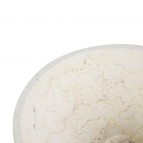 Exklusivt handfat i natursten - Cream marble Exklusivt handfat i natursten - Cream marble