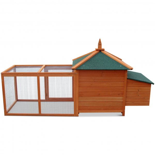 Hnshus med grd & vrprede | Lttstdat | Frdig byggsats | 2x0,73x1m