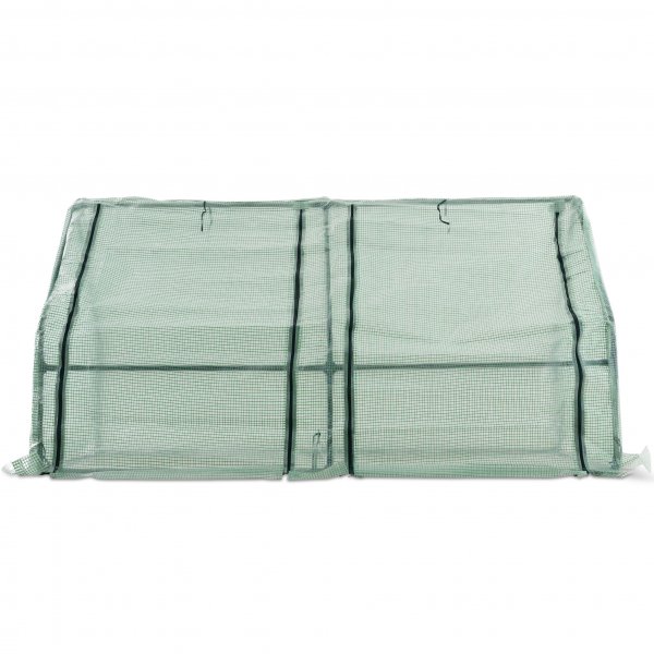 Plastv�xthus 1,6m� | St�lram med PE-plast�verdrag