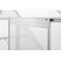 Klassiskt vxthus i aluminium 5,9 m | UV-skyddad kanalplast & bas ingr
