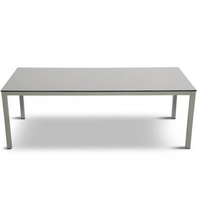 Underhållsfritt matbord i högtryckslaminat och aluminium - 220cm