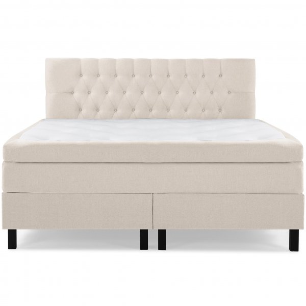 Sängpaket 180x200cm med sängavel diamant | Lucky - Beige Sängpaket 180x200cm med sängavel diamant | Lucky - Beige