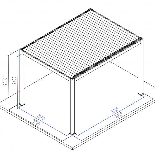 Pergola Premium | Motordrivet lamelltak