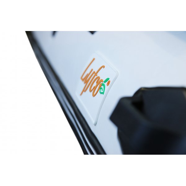 Stor gummibt 420cm | Fr 7 personer | Aluminiumdurk | Lyfco