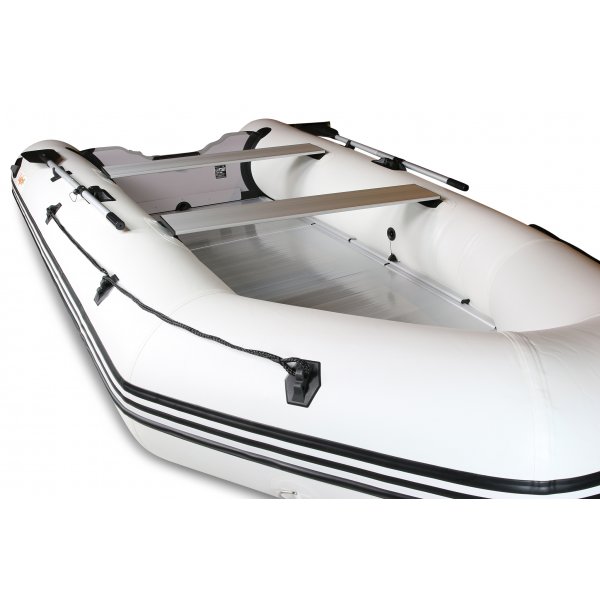 Stor gummibt 420cm | Fr 7 personer | Aluminiumdurk | Lyfco