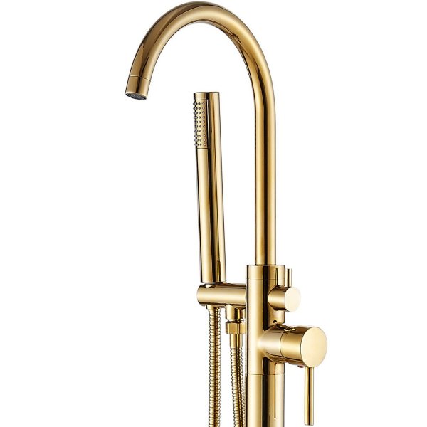 Golvblandare badkar | Mssing | Fristende