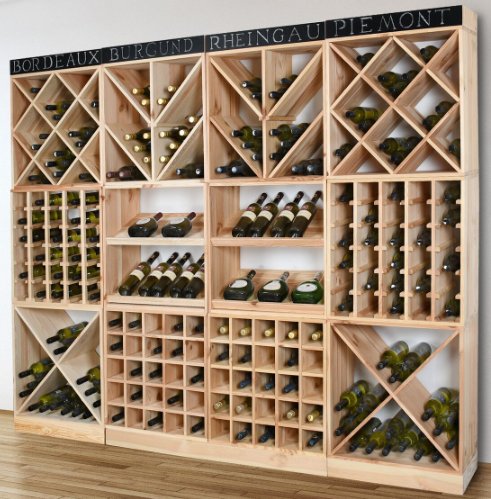 Diagonal vinhylla fr 24 flaskor | 60x30 cm | Arvino