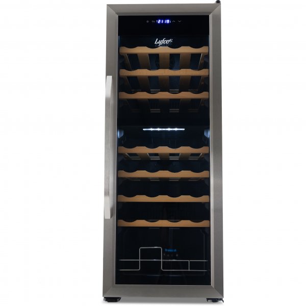 Vinkyl 2 temperaturzoner | 36 flaskor | Tystgende | 42cm bred