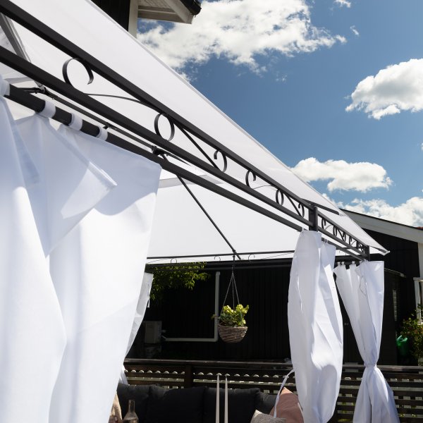 Paviljong 4x3 m inkl. paviljongväggar Paviljong 4x3 m inkl. paviljongväggar