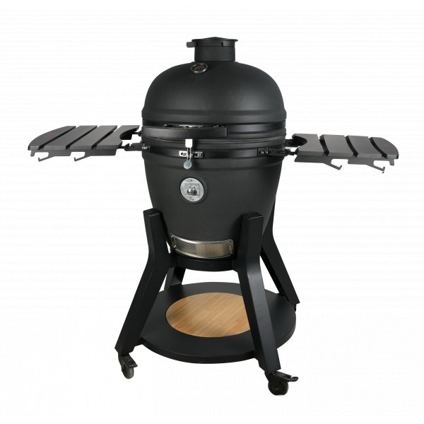 21\\\" Pro Kamado | Premium keramisk grill med top/bottom vent | Air Hinge och HDPE-sidobord