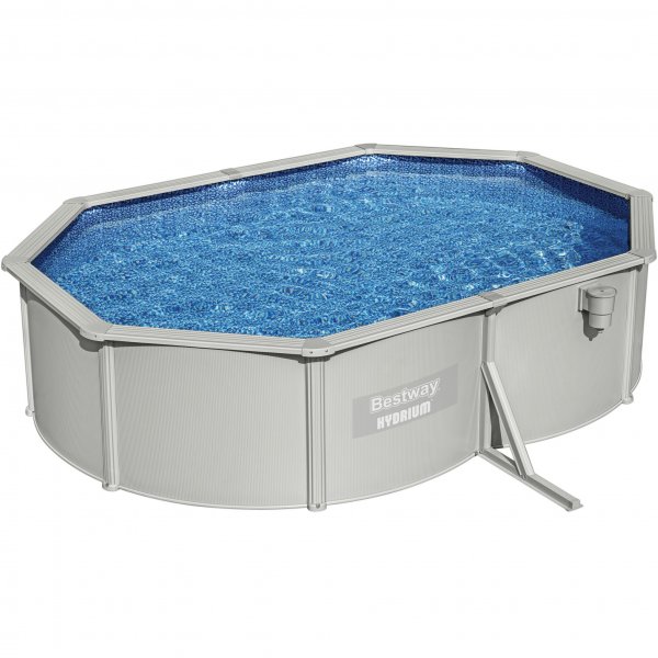 Bestway stålväggspool 5x3,6m - 1,2m djup | Hydrium Oval (56586) Bestway stålväggspool 5x3,6m - 1,2m djup | Hydrium Oval (56586)