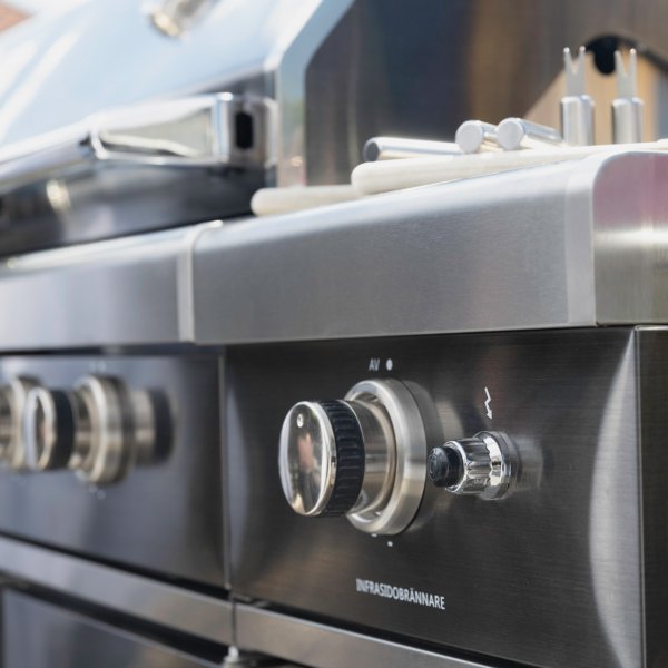Dubbel gasolgrill med varmluftsfunktion | Denver Blackline Dubbel gasolgrill med varmluftsfunktion | Denver Blackline