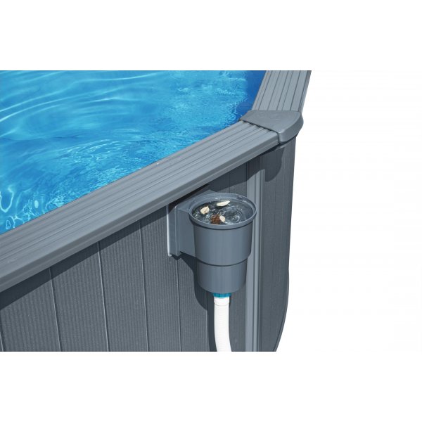 Bestway Hydrium pool ovan mark �7,32 m � 132 cm djup | St�lpool (561RP)
