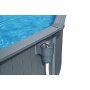 Bestway Hydrium pool ovan mark �7,32 m � 132 cm djup | St�lpool (561RP)