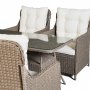 Loungegrupp utem�bler | Beige konstrotting | R�grund - FYNDVARA