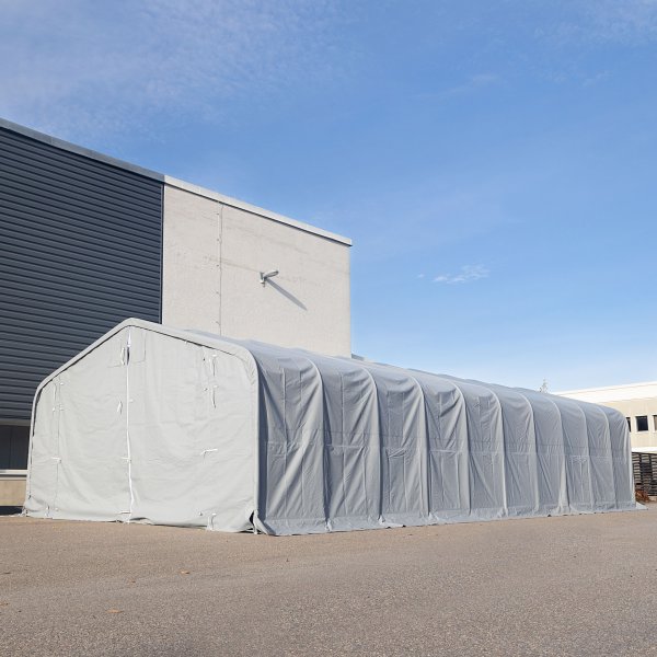 Lagertlt 7x14m | 3,8m hjd | 98m 620g/m | Med takpanel | PVC - Gr