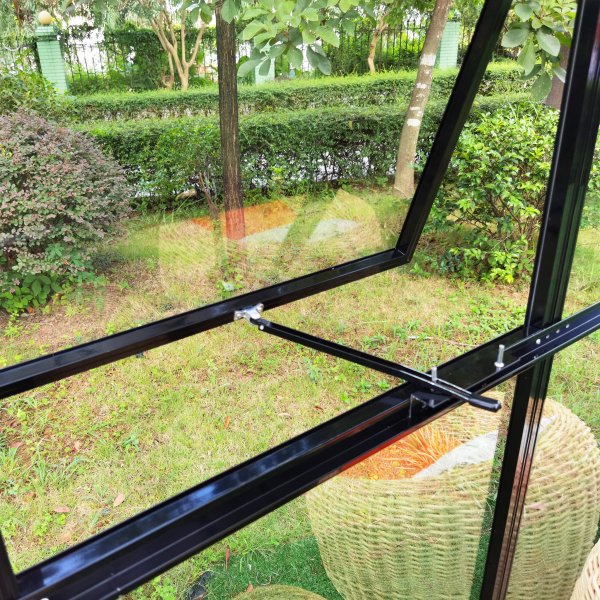 Orangeri och lusthus 7,8m² | Sexkantigt växthus| 4mm säkerhetsglas Orangeri och lusthus 7,8m² | Sexkantigt växthus| 4mm säkerhetsglas