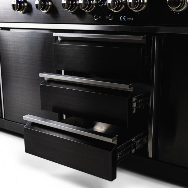 Dubbel gasolgrill med varmluftsfunktion | Denver Blackline Dubbel gasolgrill med varmluftsfunktion | Denver Blackline