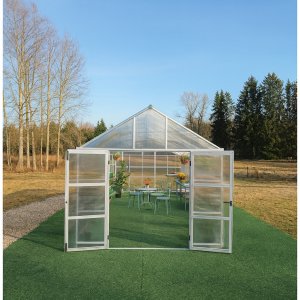 Växthus 18m² Premium | Extra hög takhöjd | 6mm kanalplast Växthus 18m² Premium | Extra hög takhöjd | 6mm kanalplast