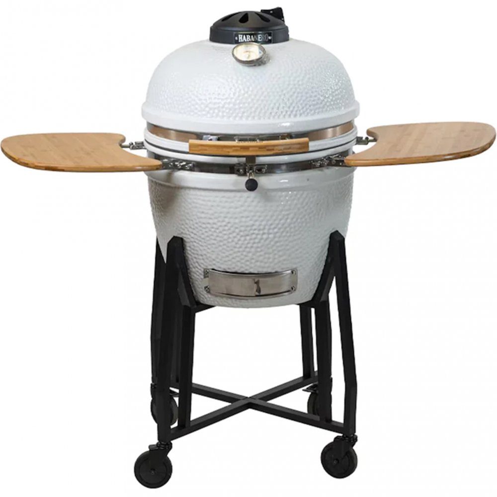 Kamado grill Habanero BBQ Large Ø47cm | Vit | Keramik | Keramisk grill