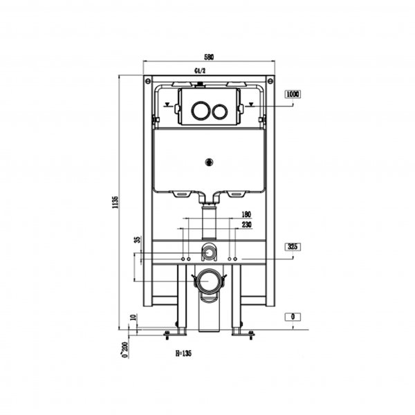 Toalettpaket | Vägghängd toalett 530 & Dold cistern Toalettpaket | Vägghängd toalett 530 & Dold cistern