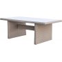 Hampton matbord i konstrotting 200x100 cm - Naturfrgad