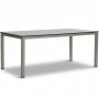 Underhllsfritt matbord i hgtryckslaminat och aluminium - 180cm