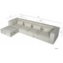 Sittpuff & Divan Vit | Bouclétyg & modulsoffa | Nees Sittpuff & Divan Vit | Bouclétyg & modulsoffa | Nees