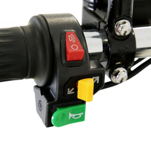 Retro fatscooter premium 2000W - LG litiumbatteri - Aluminiumfälgar Retro fatscooter premium 2000W - LG litiumbatteri - Aluminiumfälgar