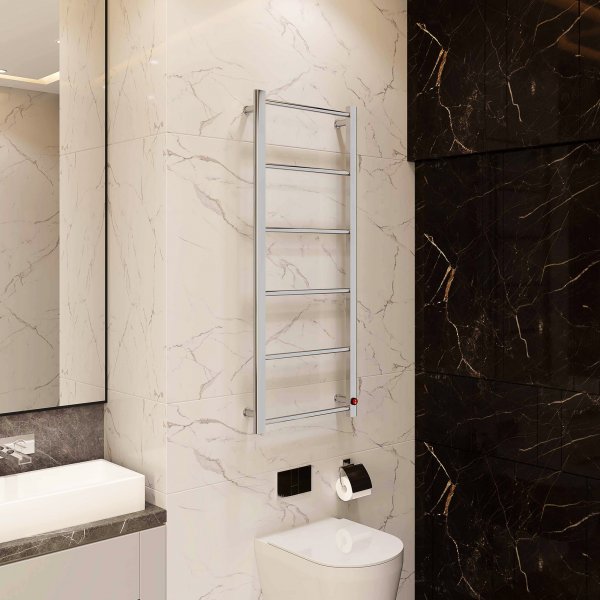 Elektrisk handdukstork 50x120x9cm | Rostfritt st�l | OH-002