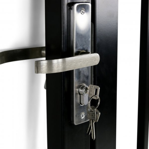 Smidesgrind med välvd topp | Dubbelgrind Smidesgrind med välvd topp | Dubbelgrind