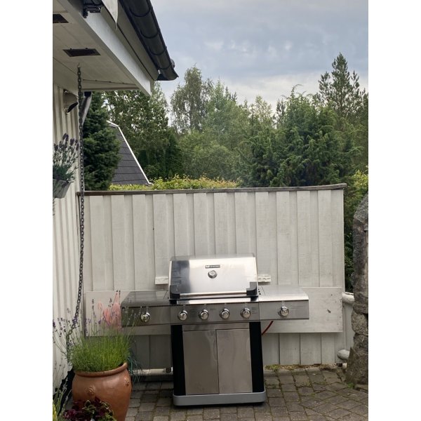 Gasolgrill i rostfritt stl | 5 Brnnare och IR-Brnnare | Dallas
