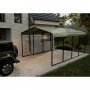 Carport 6x3,6 m | Metallram med färgplåtstak | Pulverlackerad stålkonstruktion för bil, båt & maskinskydd Carport 6x3,6 m | Metallram med färgplåtstak | Pulverlackerad stålkonstruktion för bil, båt & maskinskydd