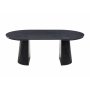 F�rl�ngningsbart runt matbord 120�200 cm i ek med plats f�r 4�10 personer | Crossby