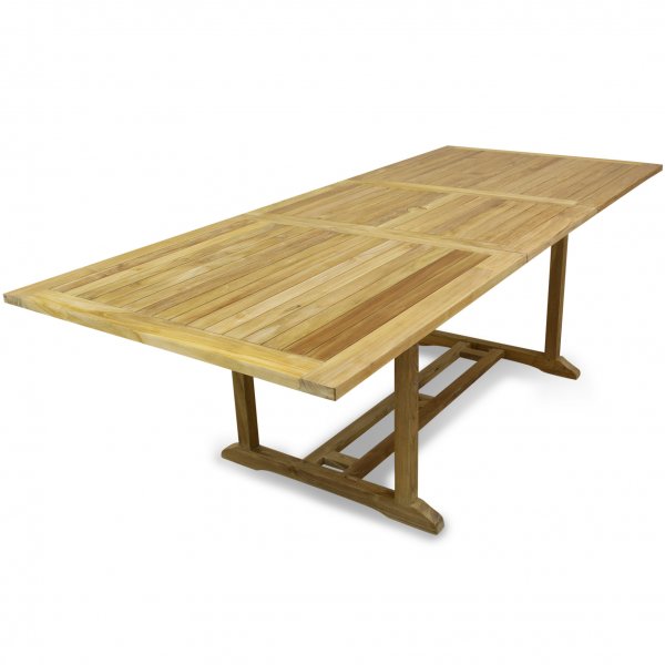 Frlngningsbart utebord 180-240 cm | 6 stolar | Premiumteak