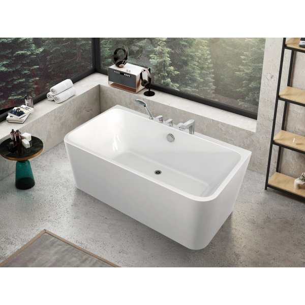 Badkarsblandare 5-h�ls | Silver | Modern Design � Arcturus