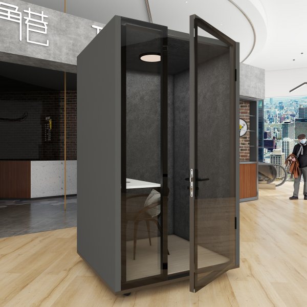 Telefonbs fr kontor | 1-2 personer | Ljudisolerat -30dB