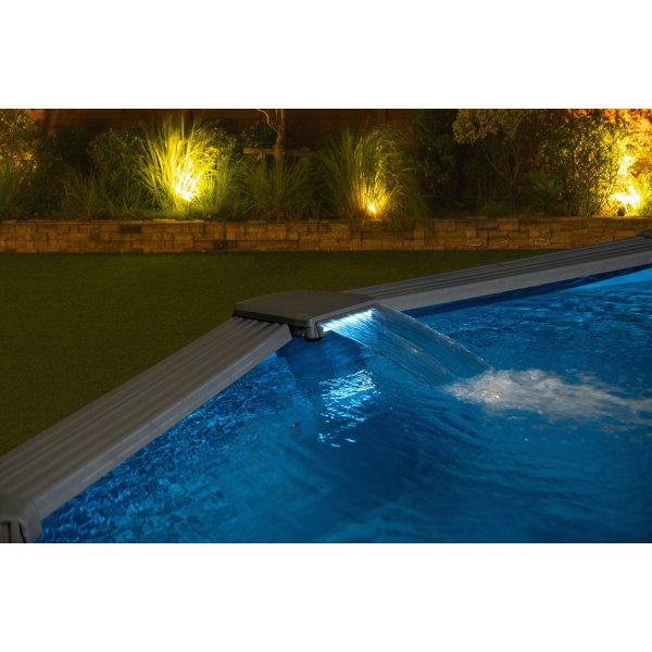 Bestway Hydrium pool ovan mark �7,32 m � 132 cm djup | St�lpool (561RP)