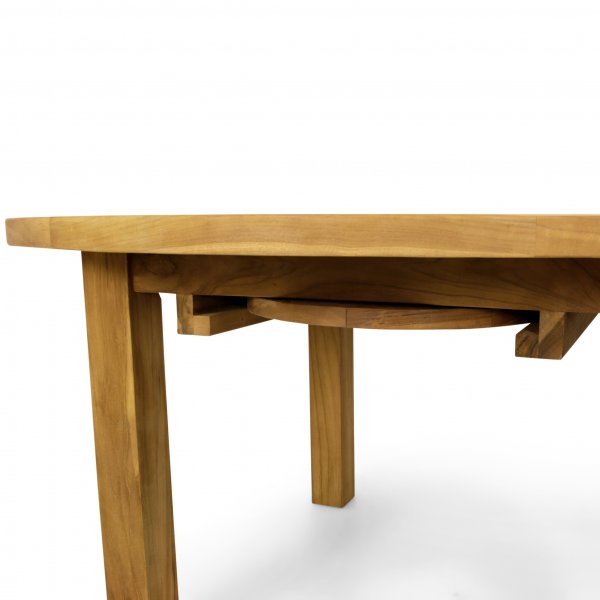 Runt utebord 150 cm | 6 stolar teak |�Lyfco Ut�