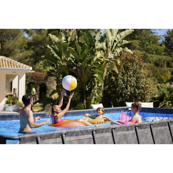 Bestway pool ovan mark 7,3x3,7m - 132cm djup | Power Steel APX 365 (561KG)