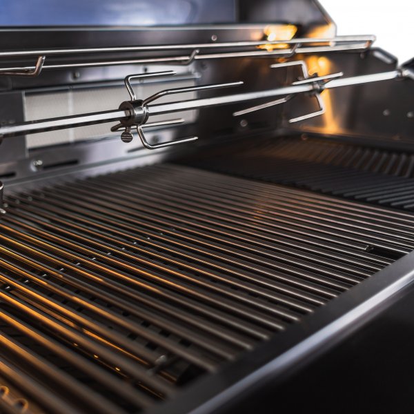 Stor lyxig gasolgrill/utek�k med varmluftsfunktion | Austin Blackline - FYNDVARA