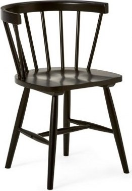 Sandhamn Karmstol – Svart | Klassisk pinnstol i massivt heveaträ Sandhamn Karmstol – Svart | Klassisk pinnstol i massivt heveaträ