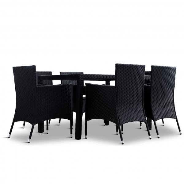 Matgrupp utembler | 6 stolar | Inklusive dynor