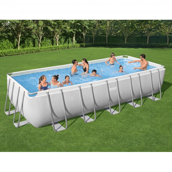 Bestway pool ovan mark 6,4x2,74m - 132cm djup | Power Steel (5611Z)