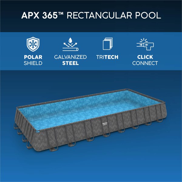 Bestway pool ovan mark 9,6x4,9m – 132cm djup | Power Steel APX 365™ (56623) Bestway pool ovan mark 9,6x4,9m – 132cm djup | Power Steel APX 365™ (56623)