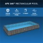 Bestway pool ovan mark 9,6x4,9m  132cm djup | Power Steel APX 365 (56623)