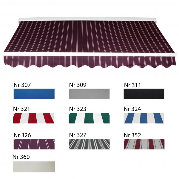 Terrassmarkis 4x3m | Elektrisk motor & fjärrkontroll | Metalcraft Terrassmarkis 4x3m | Elektrisk motor & fjärrkontroll | Metalcraft