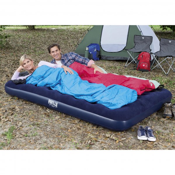 Uppblåsbar madrass | Pavillo Airbed Queen med inbyggd fotpump Uppblåsbar madrass | Pavillo Airbed Queen med inbyggd fotpump
