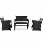 Loungeset fr mindre uteplats eller balkong | Lyfco Forsby